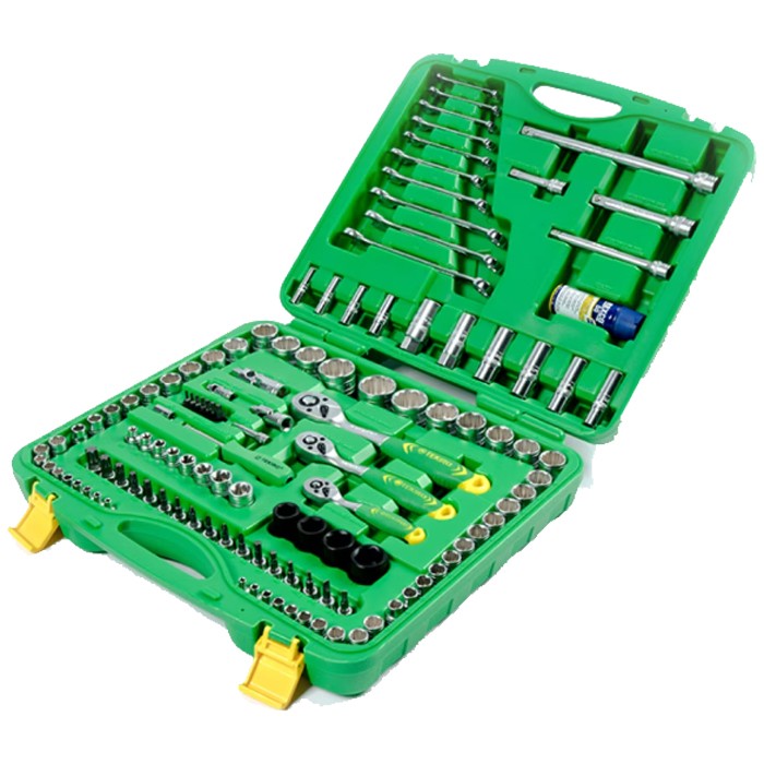 Tekiro Socket Tool Kit Set SQ 1/2" 3/8" 1/4" 12PTS 120Pcs SC-SE1384