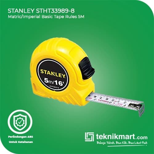 Stanley Basic Tape Rules / Meteran 5 Meter STHT33989-8