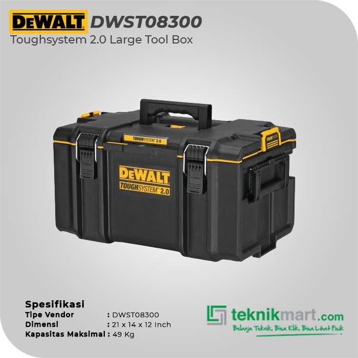 Dewalt Toughsystem Large 2.0 Tool Box / Kotak Alat DWST08300