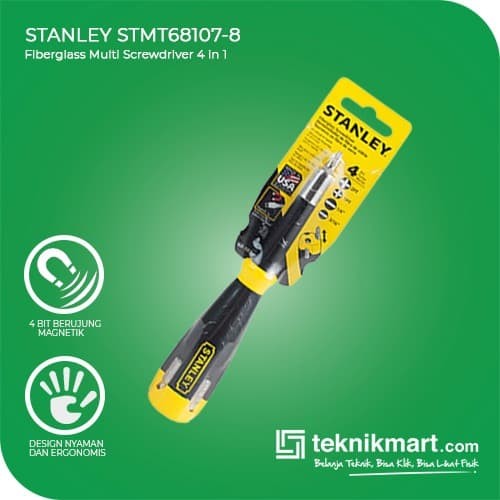 Stanley STMT68107-8 Fiberglass Multi Screwdriver 4 In 1