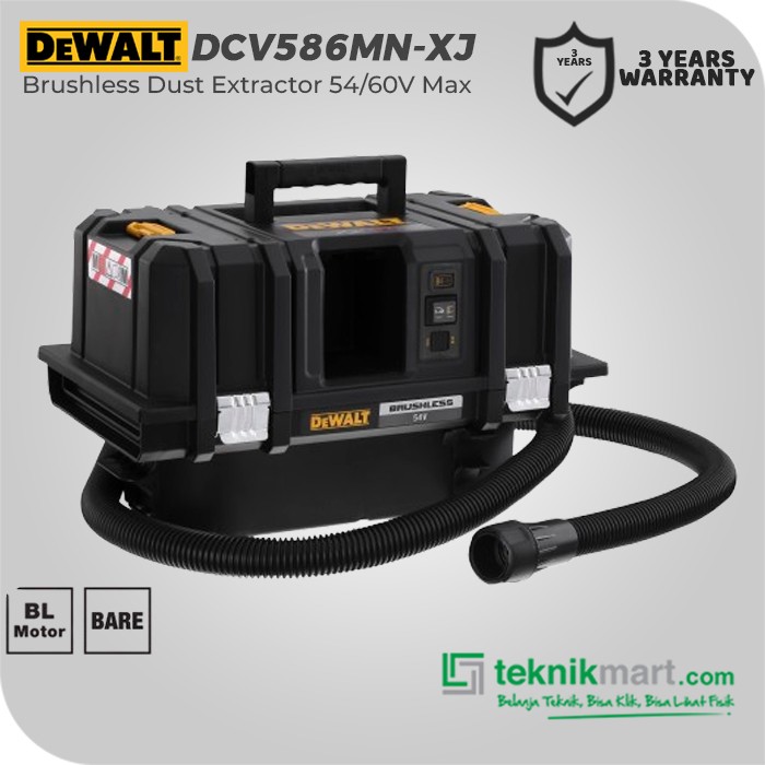 Dewalt Brushless Dust Extractor / Vacuum 54/60V Max DCV586MN-XJ (Unit Only)