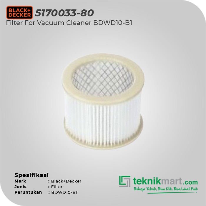 Black+Decker Filter Vacuum Cleaner BDWD10-B1 5170033-80