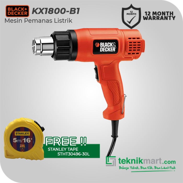 Black And Decker KX1800 500-600C Hot Air Gun