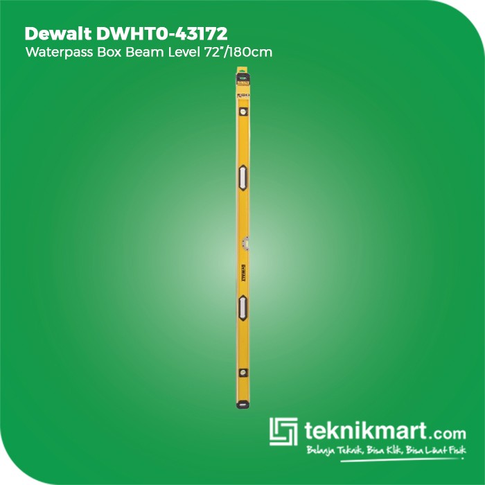 Dewalt Waterpass Box Beam Level 72"/180cm DWHT0-43172