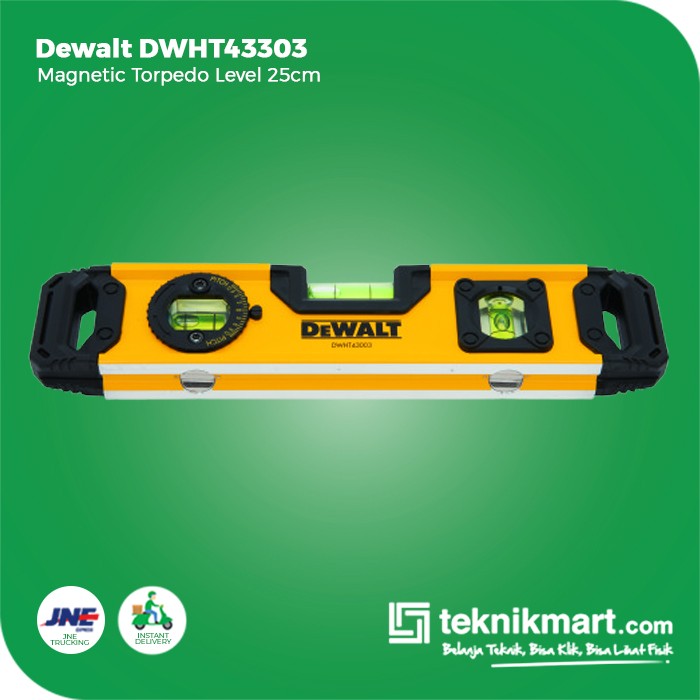 Dewalt Magnetic Torpedo Level 25cm DWHT43003