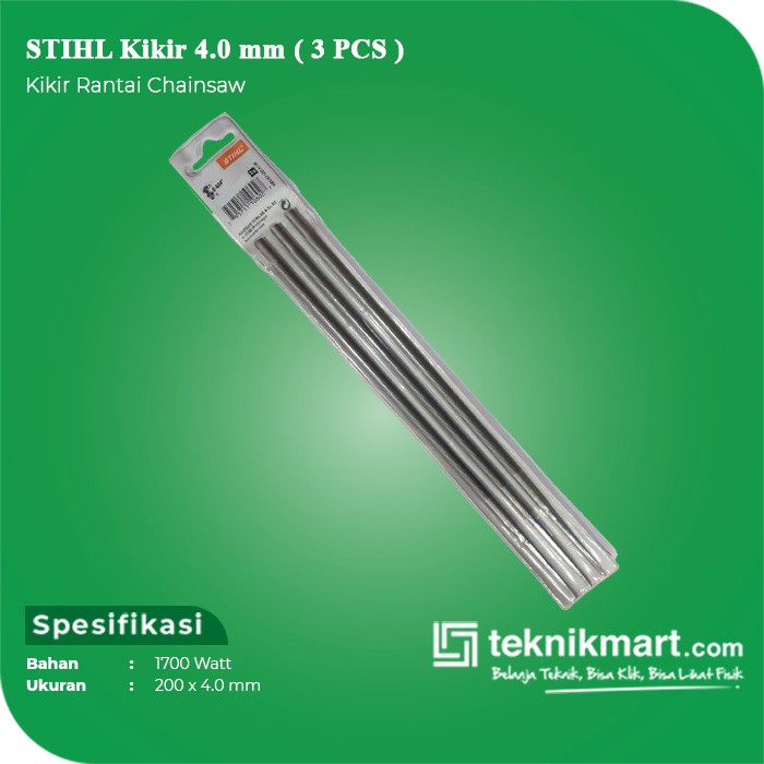 STIHL KIKIR RANTAI CHAINSAW 4.0 MM X 1 Pac 3 PCS