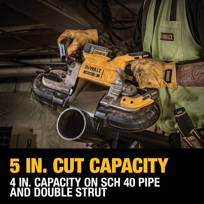 Dewalt Brushless Band Saw / Mesin Gergaji Pita 18/20V Max DCS374N-KR (Unit Only)