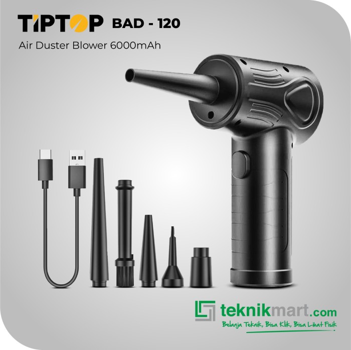 TIP TOP Cordless Air Duster Blower / Pembersih Debu Komputer PC Laptop BAD-120
