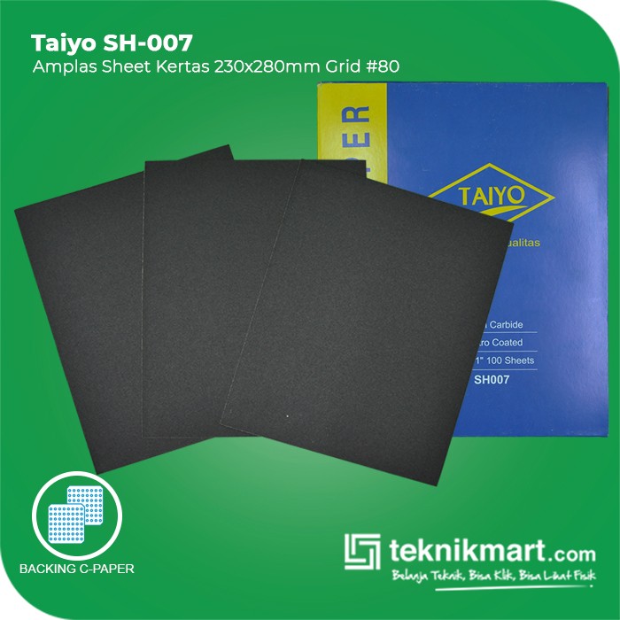 Taiyo SH-007 Amplas Sheet Kertas #60-2000 230X280mm