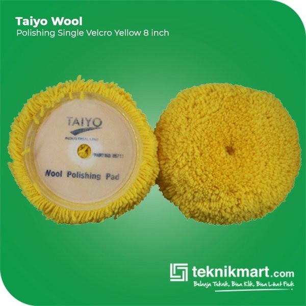Taiyo Wool Polishing Single Perekat Yellow 8"