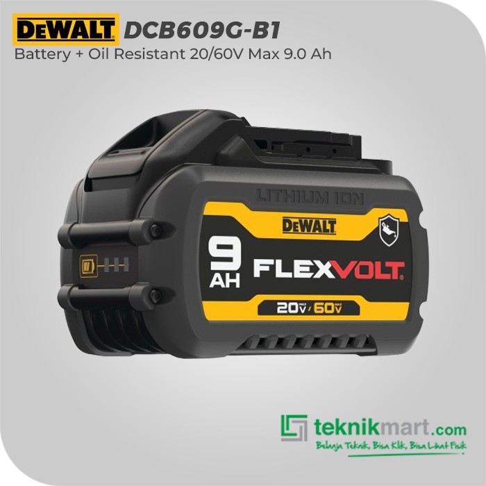 Dewalt Battery FlexVolt / Baterai 18/20 sd 54/60V (max) 9.0 Ah - DCB609G-B1