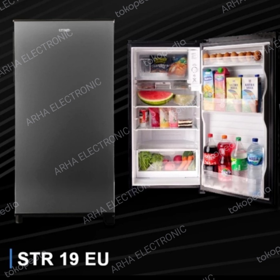 kulkas steko 1 pintu new series garansi resmi 8 tahun 170 liter