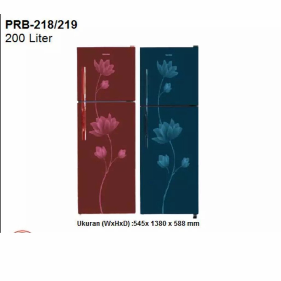 kulkas polytron belleza 2 pintu 219 FREE ONGKIR