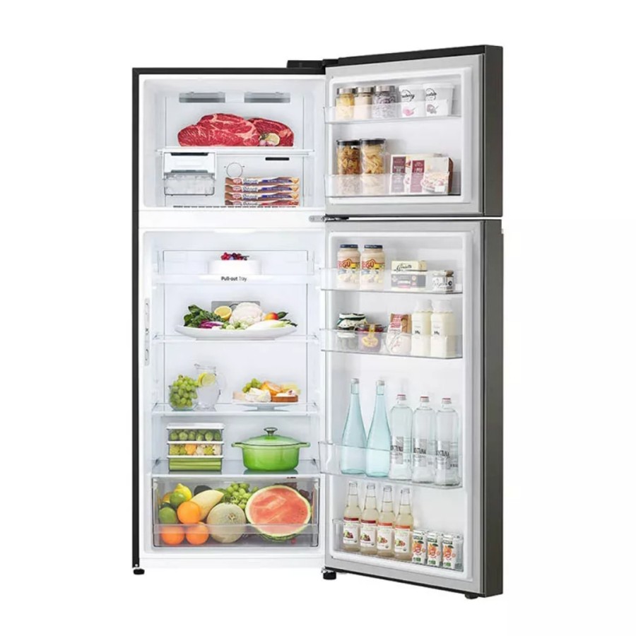 LG kulkas 2 pintu jumbo 395 liter SMART INVERTER GN 392 px FREE ONGKIR