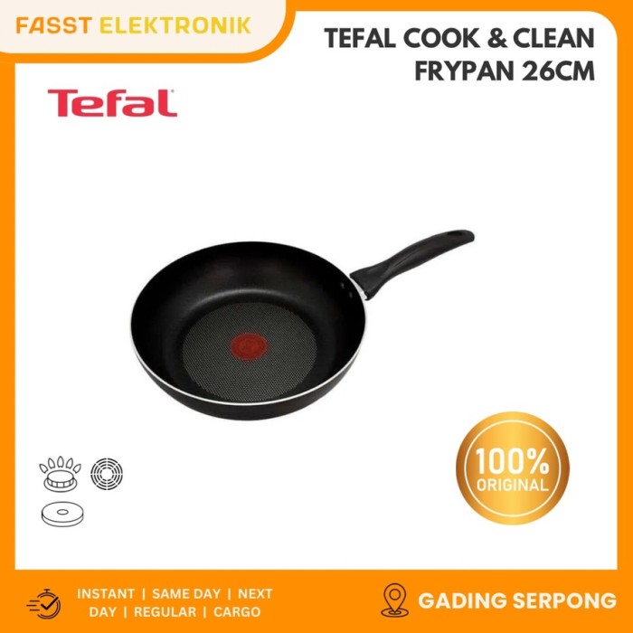 TEFAL Cook & Clean Frypan 26cm