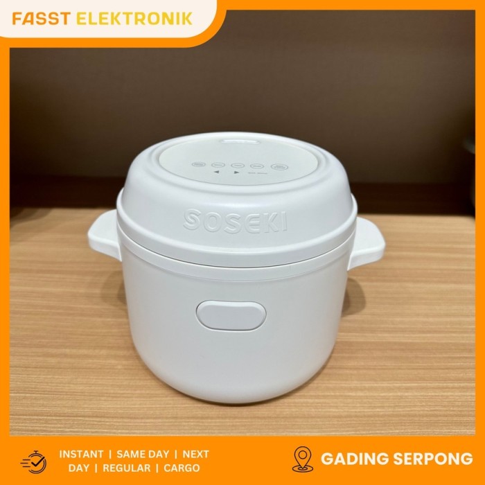 SOSEKI Electric Rice Cooker 3 Liter White SSK-FB03ID