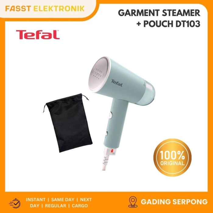 TEFAL Garment Steamer Origin Travel + Pouch DT103