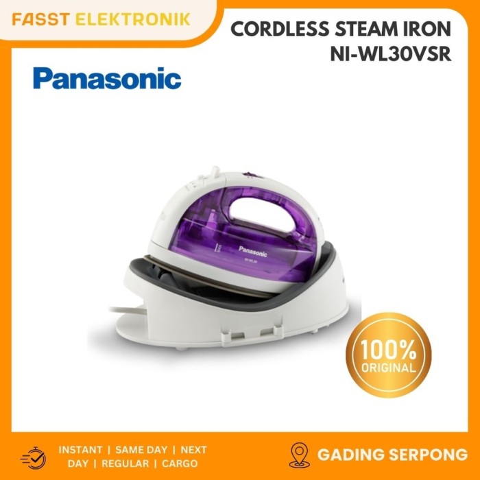 PANASONIC Cordless Steam Iron NI-WL30VSR