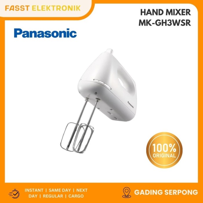 PANASONIC Hand Mixer MK-GH3WSR White
