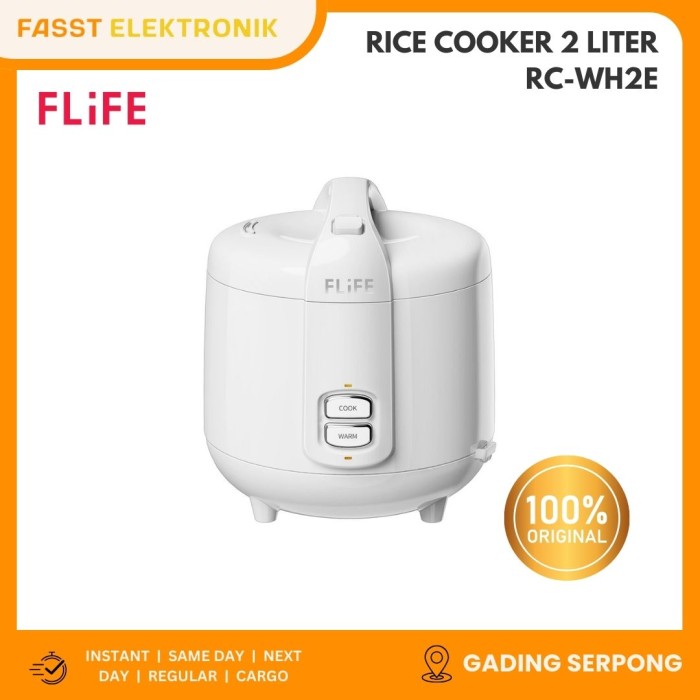 FLIFE Rice Cooker 2 Liter RC-WH2E