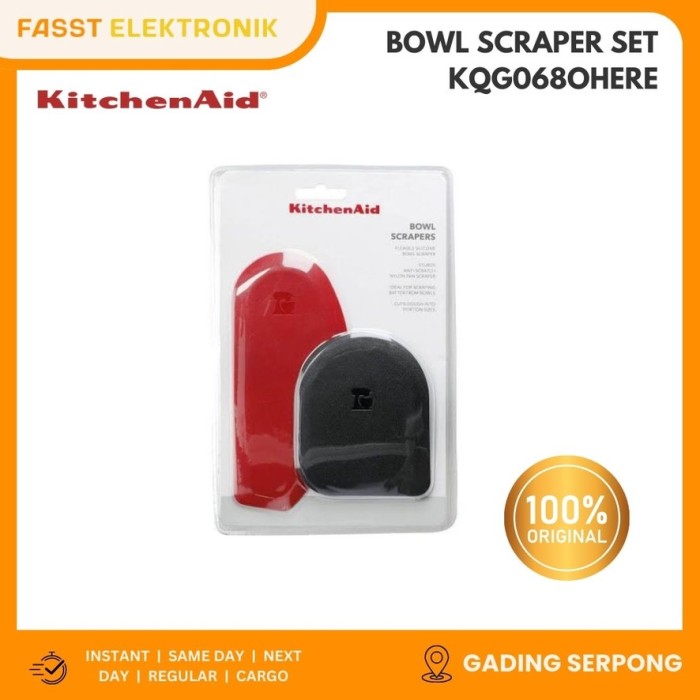 KITCHENAID Bowl Scraper Set of 2 KQG068OHERE