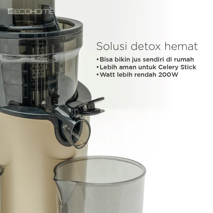 ECOHOME Slow Juicer Cold Press Juice ESJ 999