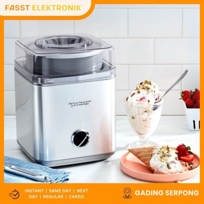 CUISINART Frozen Yoghurt-Sorbet & Ice Cream Maker ICE-30BCHK