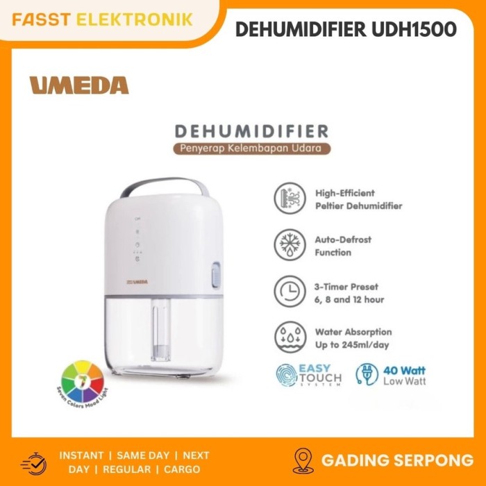 UMEDA Dehumidifier Penyerap Kelembaban Udara UDH1500