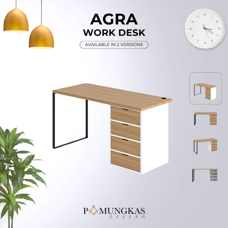 Meja Kerja Tipe Agra | AGRA Workdesk – Minimalis, Fungsional, dan Tahan Lama