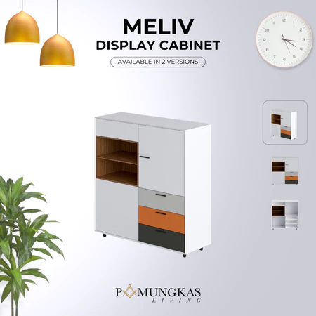 Kabinet Penyimpanan Tipe Meliv | MELIV Display Cabinet – Minimalis, Fungsional, dan Tahan Lama