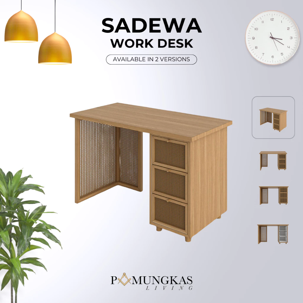 Meja Kerja Tipe Sadewa | SADEWA Workdesk – Minimalis, Fungsional, dan Tahan Lama!