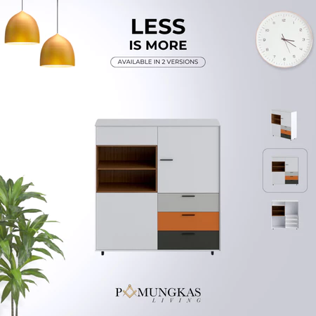Kabinet Penyimpanan Tipe Meliv | MELIV Display Cabinet – Minimalis, Fungsional, dan Tahan Lama