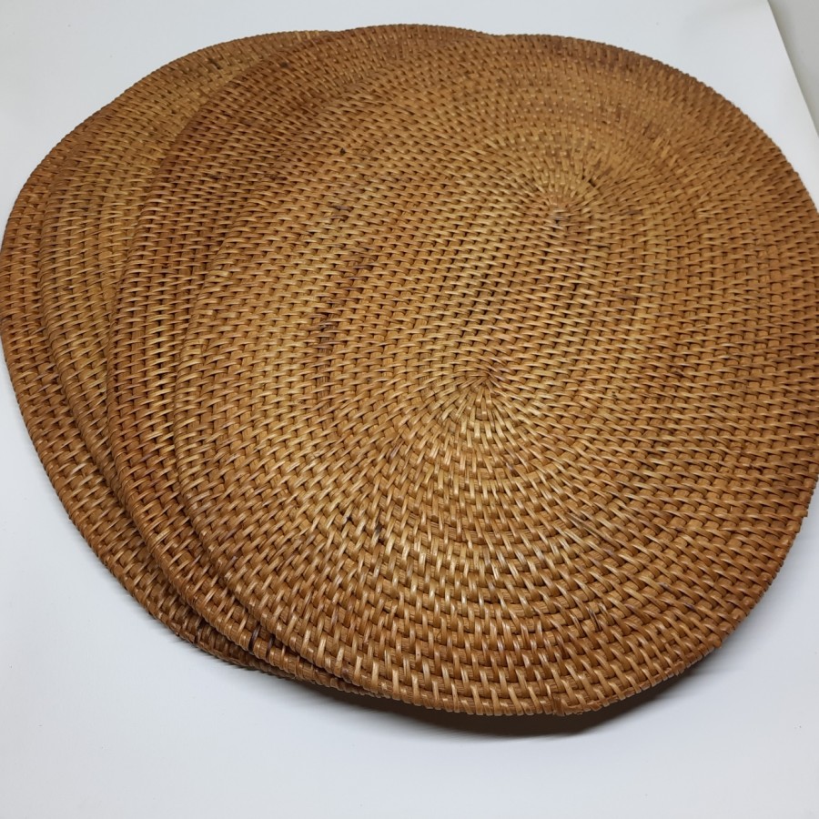 tatakan piring oval