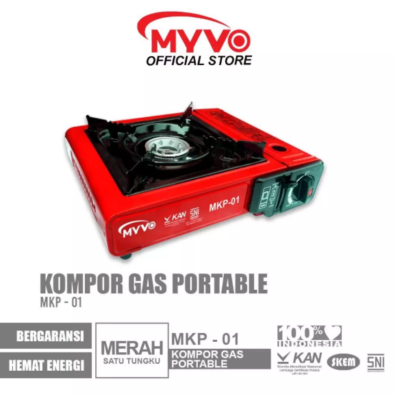MYVO Kompor Gas Portable MKP-01 2in
