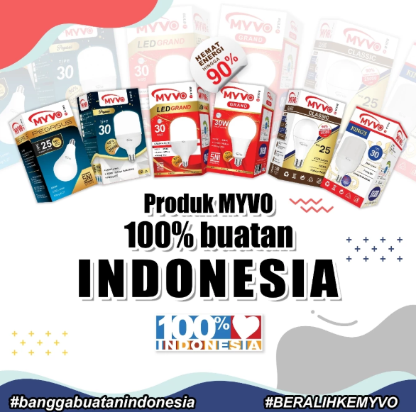 [PAKET BUNDLING 15 PCS] MYVO Lampu LED Grand A 7 Watt Bohlam Cahaya Putih