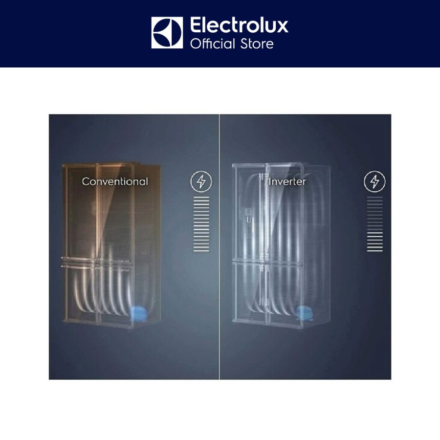 Electrolux Kulkas 4 Pintu 457L EQE4200A-B / EQE 4200 A-B / EQE4200 A-B