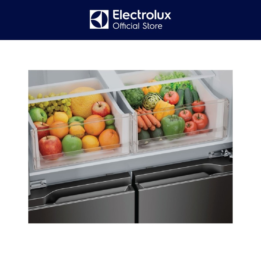 Electrolux Kulkas 4 Pintu 457L EQE4200A-B / EQE 4200 A-B / EQE4200 A-B