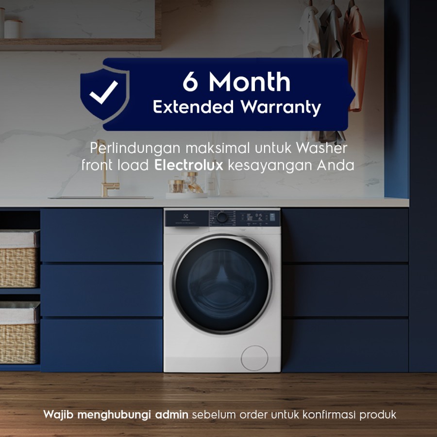 Extended Warranty 6 Bulan Mesin Cuci Front Loading
