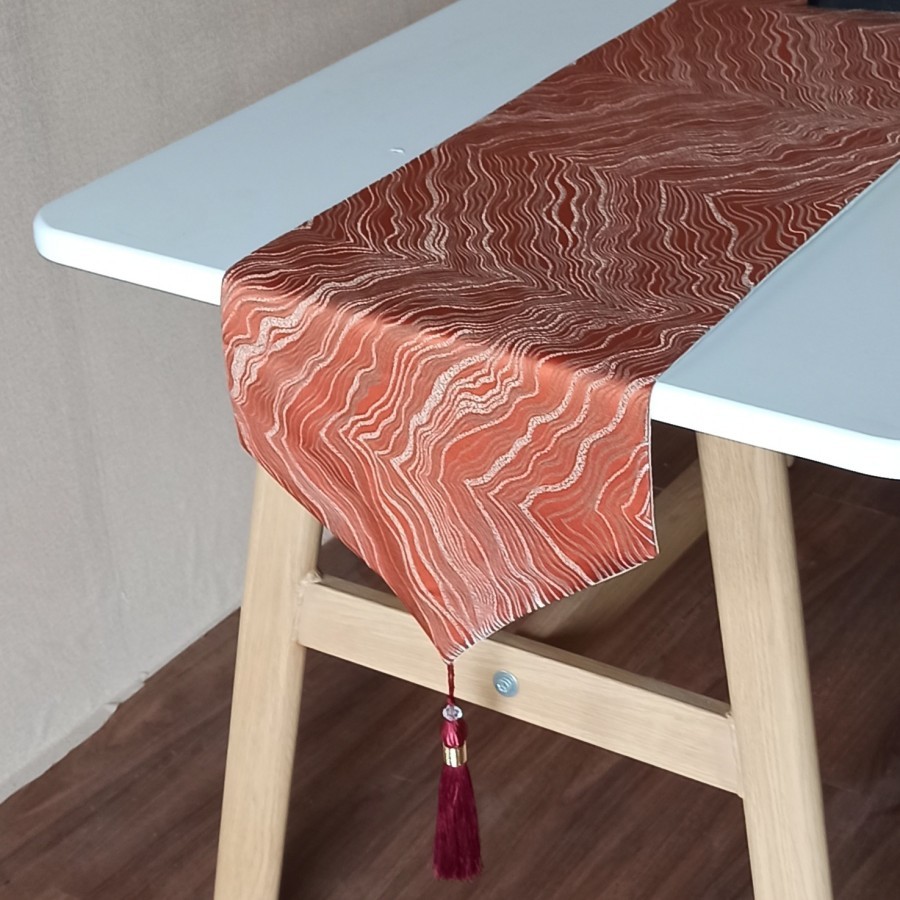 Table Runner / Taplak Meja Makan Ruang Tamu Buffet Motif Premium 