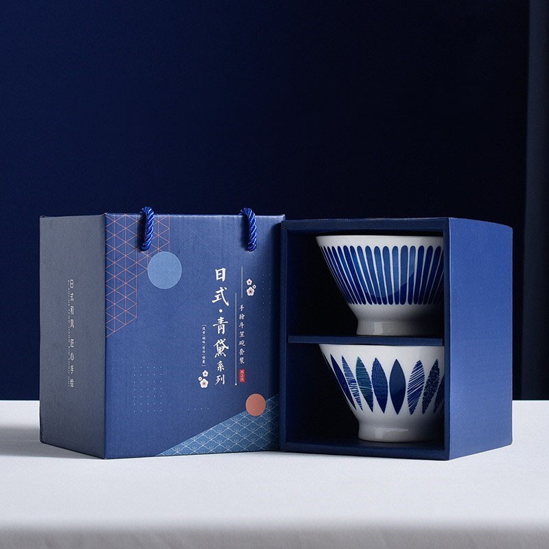 Ceramic Japanese Blossom A Isi 2 / Alat Makan Mangkok HampersKado