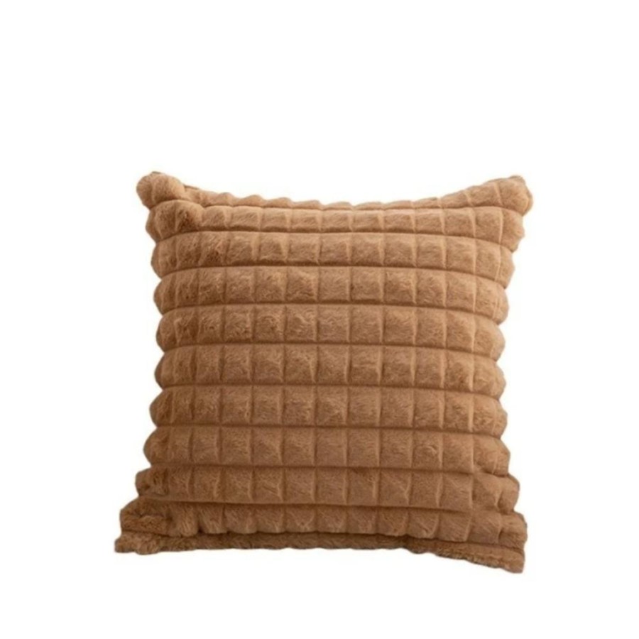 Rabbit Fur Pillow Cushion / Sarung Bantal Sofa Kursi Tebal Premium Bludru Bulu Halus