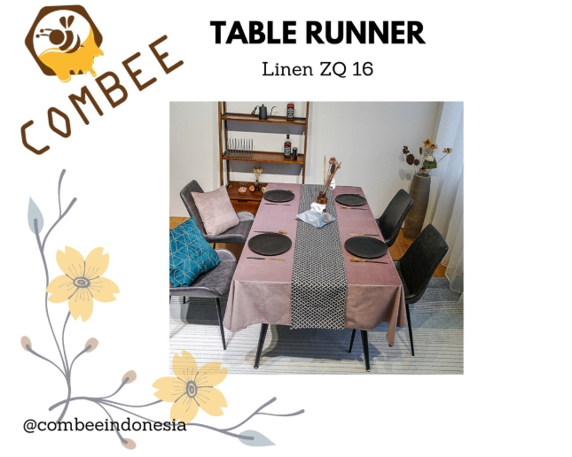 Table Runner / Hiasan Meja / Penghias / Aksesoris / Cotton Linen
