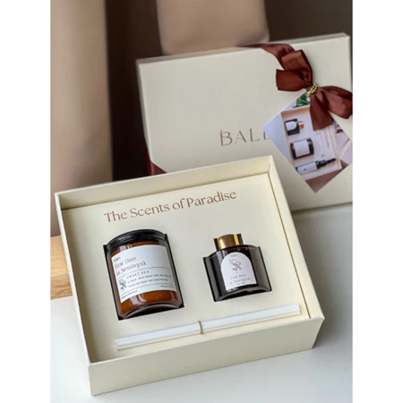 Diffuser + Candle 2 in 1 Premium Gift Set - Hampers Diffuser dan Lilin Aromaterapi Luxury