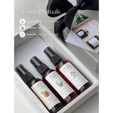 Gift Set 3 in 1 Linen Spray by BALEE - Hadiah / Hampers / Souvenir Pengharum Ruangan Aromaterapi
