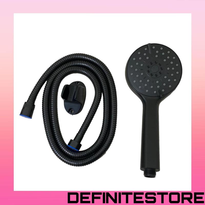 Hand Shower Hitam Bulat Komplit Set 5 Mode Air