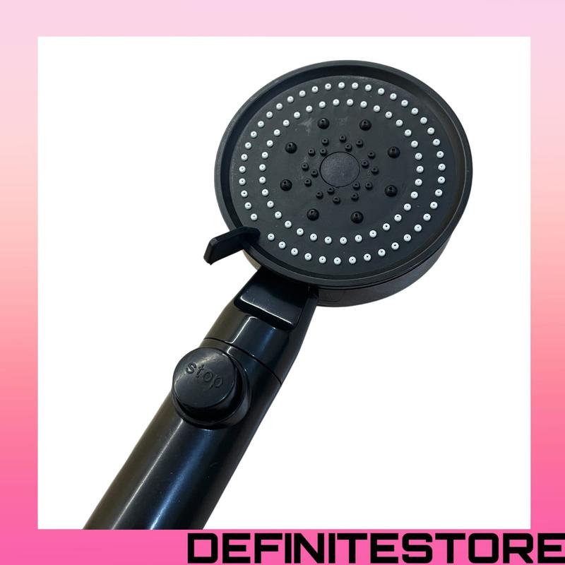 Hand Shower Shower Kamar Mandi Set Shower Set Shower Mandi Bulat Hitam