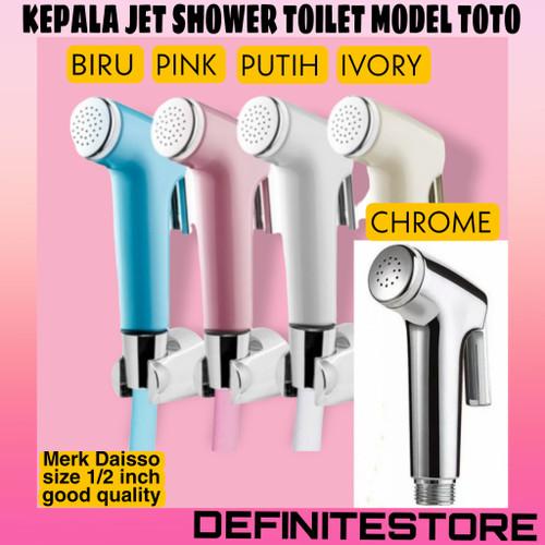 Kepala Jet Shower Closet Bidet Jet Washer Semprotan Toilet Bidet Shower Jet Shower Toilet ABS Premium 1/2 Inch