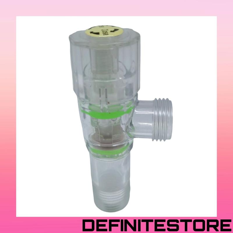 Stop Kran 1/2 Inch  Keran Kloset Kran Air 1/2 Inch Kran PVC Transparan