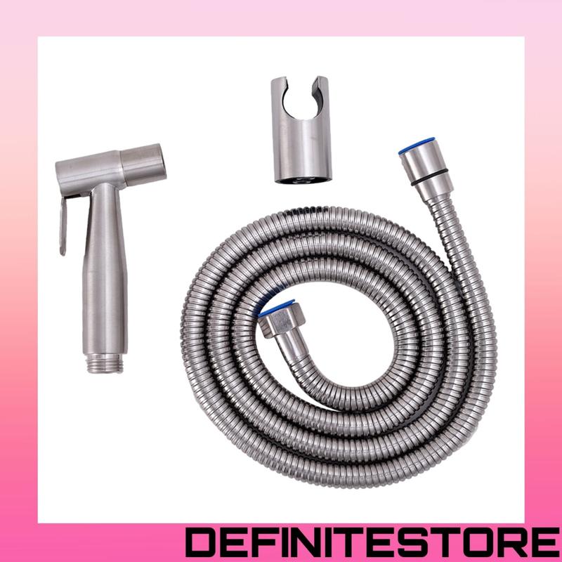 Jet Shower Closet Stainless Bidet Toilet Jet Washer Semprotan Toilet Spray Air Bidet Shower Kepala Jet Shower Toilet SUS 304 Komplit Set 1/2 Inch Anti Karat