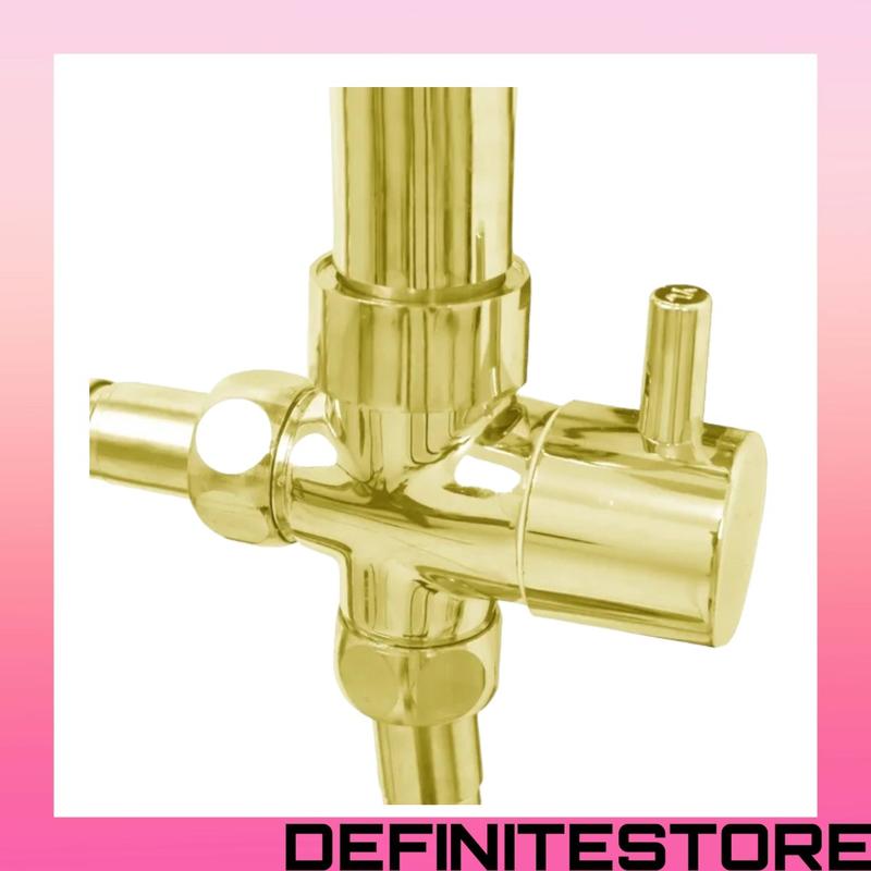 Shower Set Komplit Shower Mandi Shower Column Dingin Gold Emas